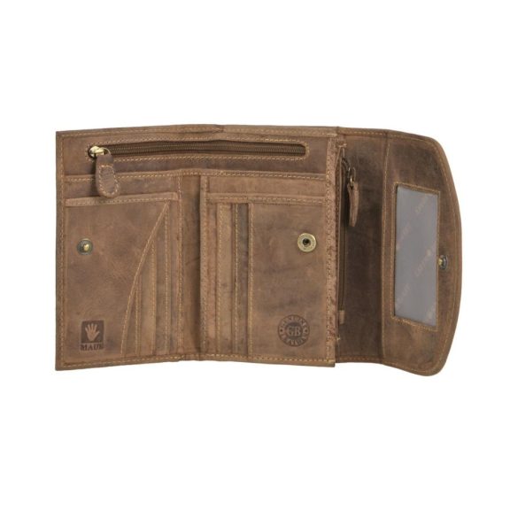 Bőr pénztárca 15x11cm Vintage antik barna Bőr pénztárca 15x11cm Vintage antik barna
