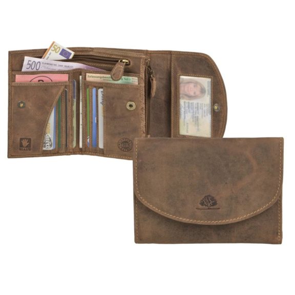 Bőr pénztárca 15x11cm Vintage antik barna Bőr pénztárca 15x11cm Vintage antik barna