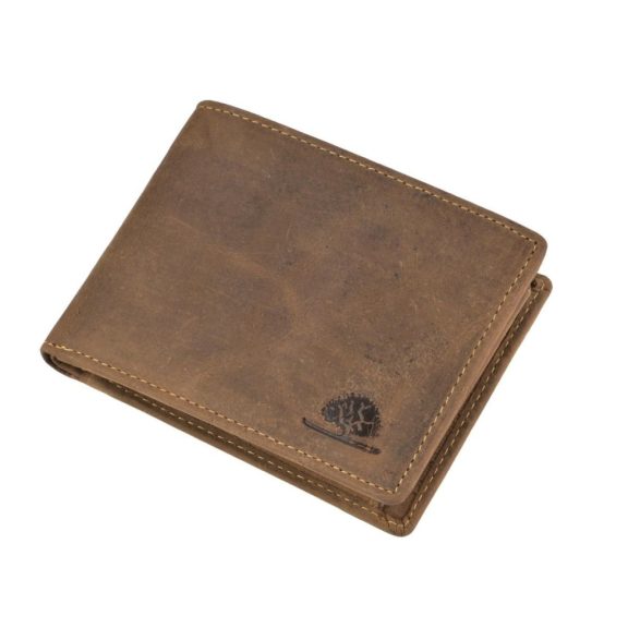 Bőr pénztárca 12x9cm Vintage antik barna Bőr pénztárca 12x9cm Vintage antik barna