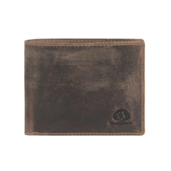 Bőr pénztárca 12x9cm Vintage antik barna Bőr pénztárca 12x9cm Vintage antik barna