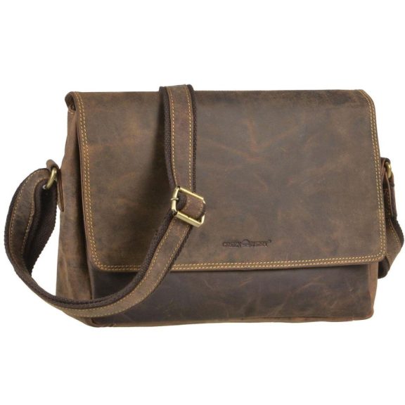 Bőr válltáska 32x41cm Vintage antik barna Bőr válltáska 32x41cm Vintage antik barna