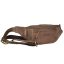 Bőr övtáska 36x12cm Vintage antik barna