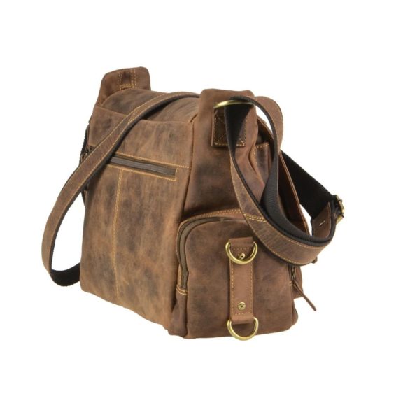 Bőr válltáska 39x28cm Vintage antik barna Bőr válltáska 39x28cm Vintage antik barna