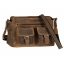 Válltáska bőr 27x15cm Vintage antik barna