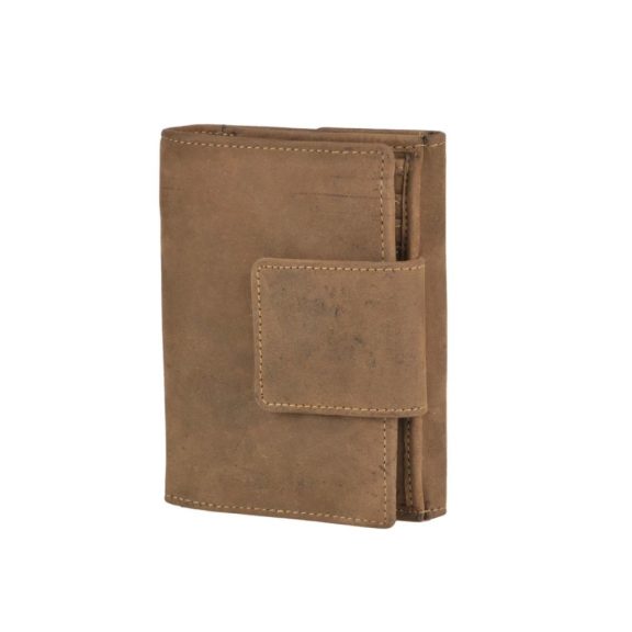 Bőr pénztárca 14x10cm Vintage antik barna Bőr pénztárca 14x10cm Vintage antik barna