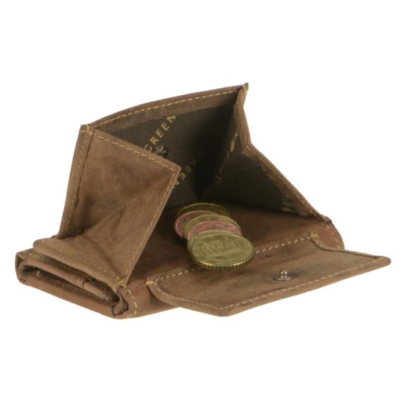 Bőr pénztárca 10x8cm Vintage antik barna Bőr pénztárca 10x8cm Vintage antik barna