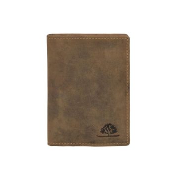 Bőr kártyatartó rfid 9x12cm Vintage antik barna