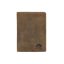 Bőr kártyatartó rfid 9x12cm Vintage antik barna