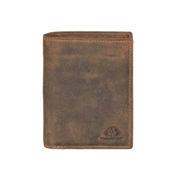 Bőr pénztárca 10x12cm Vintage antik barna Bőr pénztárca 10x12cm Vintage antik barna