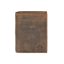 Bőr pénztárca 10x12cm Vintage antik barna