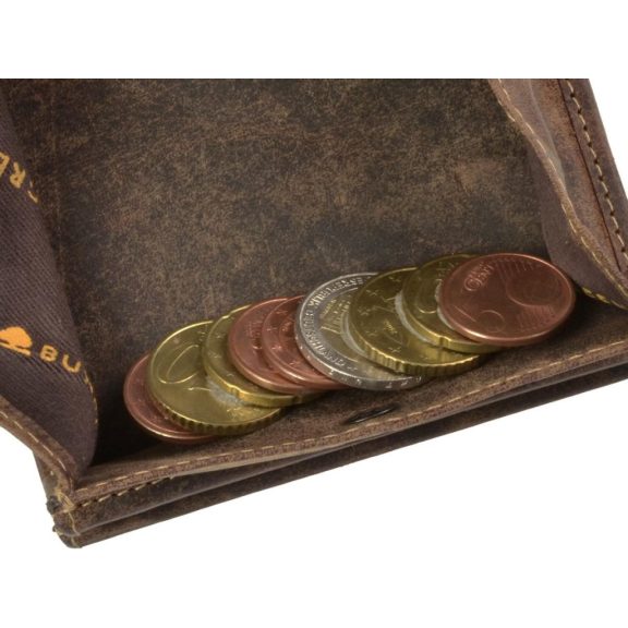 Bőr pénztárca 10x9cm speciális apró tartó BÉKA Vintage antik barna Bőr pénztárca 10x9cm speciális apró tartó BÉKA Vintage antik barna