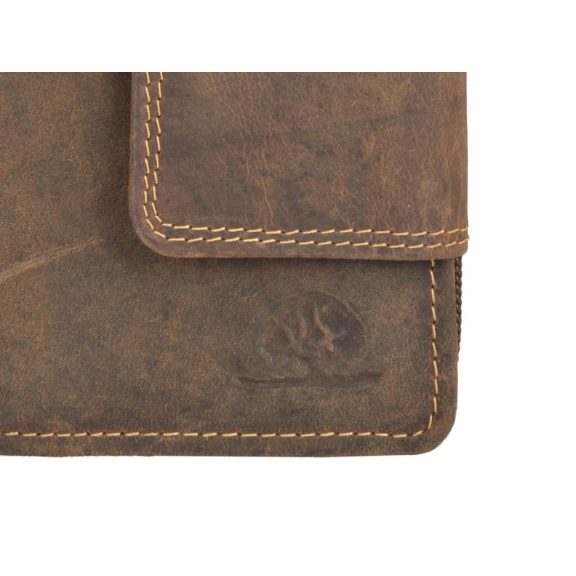 Bőr pénztárca 10x15cm Vintage antik barna Bőr pénztárca 10x15cm Vintage antik barna