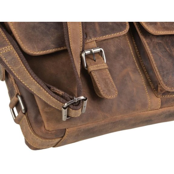 Bőr válltáska 36x31cm Vintage antik barna Bőr válltáska 36x31cm Vintage antik barna