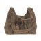 Bőr shopper 31x27cm Vintage antik barna