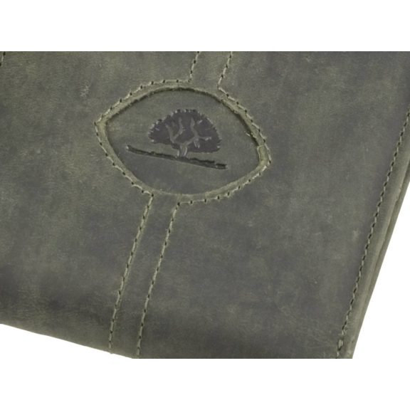 Bőr pénztárca több tárolási funkcióval 10x12cm nyakban-övre-zsebben Vintage