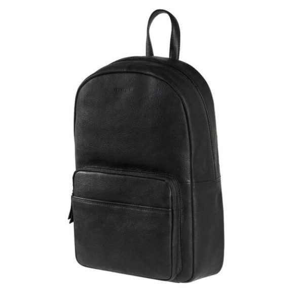 Burkely Antique Avery Backpack Round 14″ fekete bőr hátizsák 