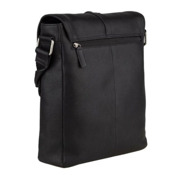 Burkely Antique Avery Crossover M Messenger fekete bőr oldaltáska